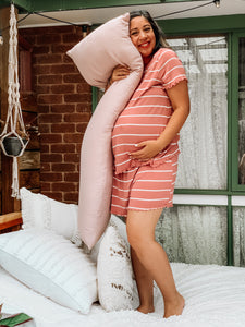 European Linen Maternity Body Pillow